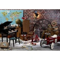 Vilac Porteur Voiture Vintage Bordeaux -Vilac 1046 vilac porteur voiture vintage bordeaux 2