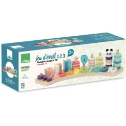 Vilac Jeu D'éveil 1,2,3 Sous La Canopée -Vilac 1060 vilac jouet eveil compter empiler jouet bois 4