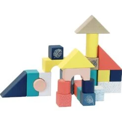 Vilac Chariot De Cubes Sous La Canopée -Vilac 1061 vilac chariot de cubes en bois sous la canopee 5