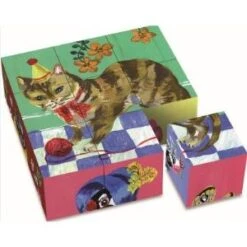 Vilac 8626 - 9 Cubes Nathalie Lété