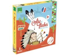 Vilac Arc Démonté + 3 Flèches En Boîte Cible - Dès 4 Ans