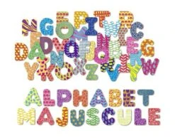 Vilac Magnets Alphabet Majuscule - Dès 3 Ans