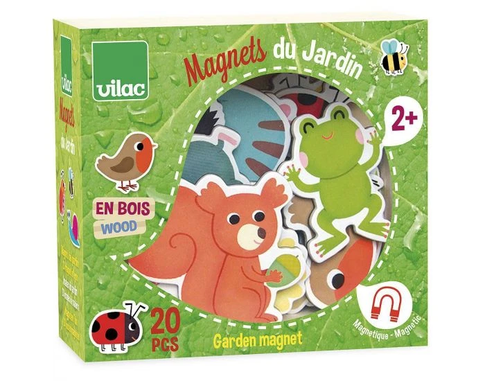 Vilac Magnets Jardin - Dès 2 Ans 1 Vilac Magnets Jardin - Dès 2 Ans