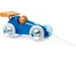 Vilac Voiture De Course Bleue Et Orange - Dès 12 Mois