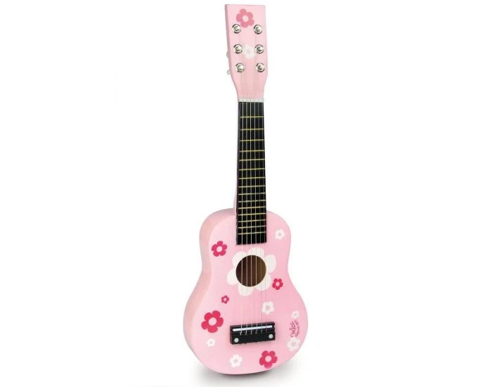 Vilac Guitare Fleurs - Dès 3 Ans 1 Vilac Guitare Fleurs - Dès 3 Ans