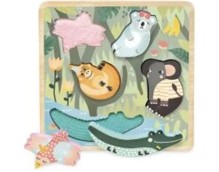 Vilac Encastrement Tactile - Jungle - Dès 12 Mois