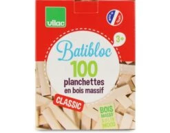Vilac Batibloc Classic - 100 Planchettes - Dès 2 Ans
