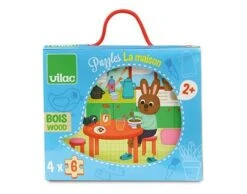 Vilac 4 Puzzles La Maison