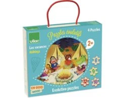 Vilac 4 Puzzles Evolutifs Vacances - Dès 2 Ans