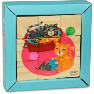 Vilac 9 Cubes En Bois Animaux 1 Vilac 9 Cubes En Bois Animaux