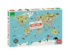 Vilac Puzzle Carte Du Monde Ingela P. Arrhenius - Dès 8 Ans