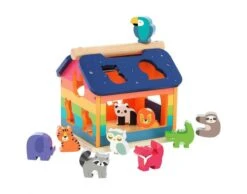 Vilac Maison Des Formes Arc-En-Ciel