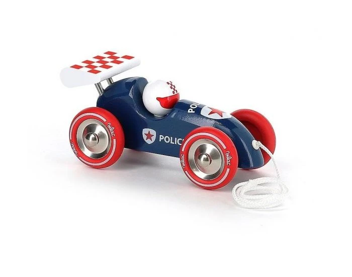 Vilac Voiture De Course à Trainer Police - Dès 12 Mois 1 Vilac Voiture De Course à Trainer Police - Dès 12 Mois