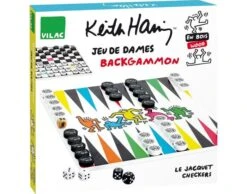 Vilac Jeu De Dames Backgammon Keith Haring