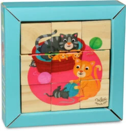Vilac Cubes En Bois - Animaux