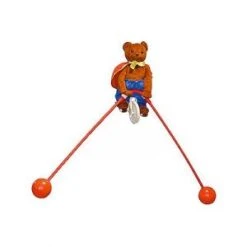 Vilac Jouet à Traîner Ours Blanc - Pompon Toys Multicolore RMN