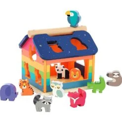 Vilac Maison Des Formes Arc-en-ciel