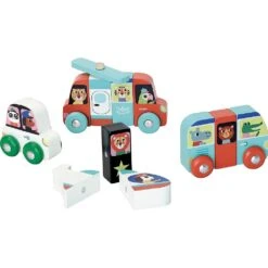 Vilac Rigol'auto Ingela P. Arrhenius -Vilac 7603 vilac rigol auto ingela p arrhenius vehicules bois magnetiques 3