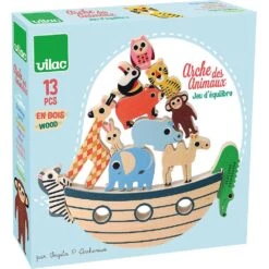 Vilac Jeu D'équilibre Arche Des Animaux -Vilac 7629 vilac jeu equilibre arche des animaux 7