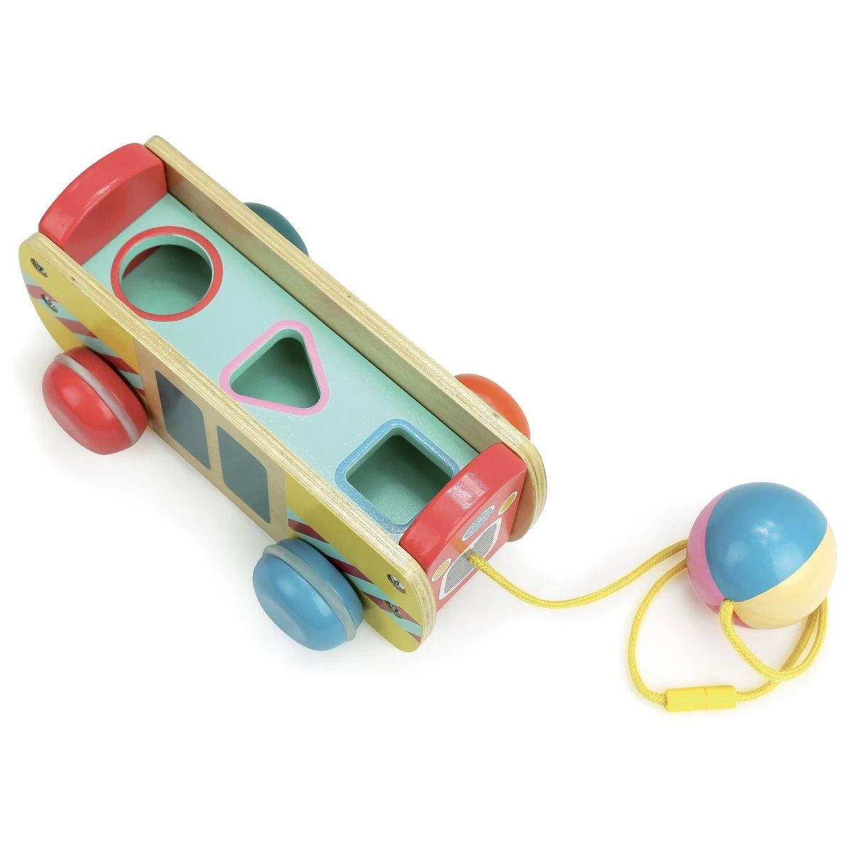 Vilac Le Bus Des Formes à Trainer 3 Vilac Le Bus Des Formes à Trainer – Image 3