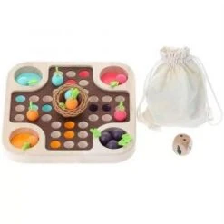 Vilac La Course Du Potager - Jeu Des Petits Chevaux - Jour De Récolte