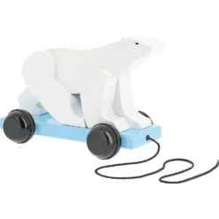 Vilac Ours Blanc à Tirer Pompon