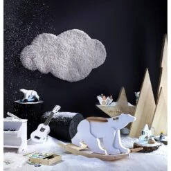 Vilac Bascule Ours Pompon -Vilac 9104 vilac bascule ours pompon bascule en bois 3