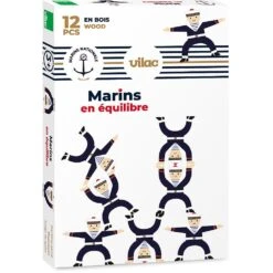 Vilac Jeu D'équilibre Les P'tits Matelots 11 Vilac Jeu D'équilibre Les P'tits Matelots -Vilac 9306 vilac jeu equilibre petits matelots marins en equilibre 1