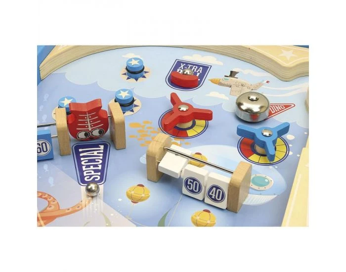 Vilac Grand Flipper En Bois - Sous La Mer - Dès 4 Ans 4 Vilac Grand Flipper En Bois - Sous La Mer - Dès 4 Ans – Image 4