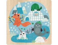 Vilac 3 Puzzles Animaux Du Monde - Dès 4 Ans -Vilac ext 199666 323482.1