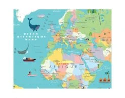 Vilac Carte Du Monde Magnétique Ingela P. Arrhenius - Dès 7 Ans -Vilac ext 231069 366360.1