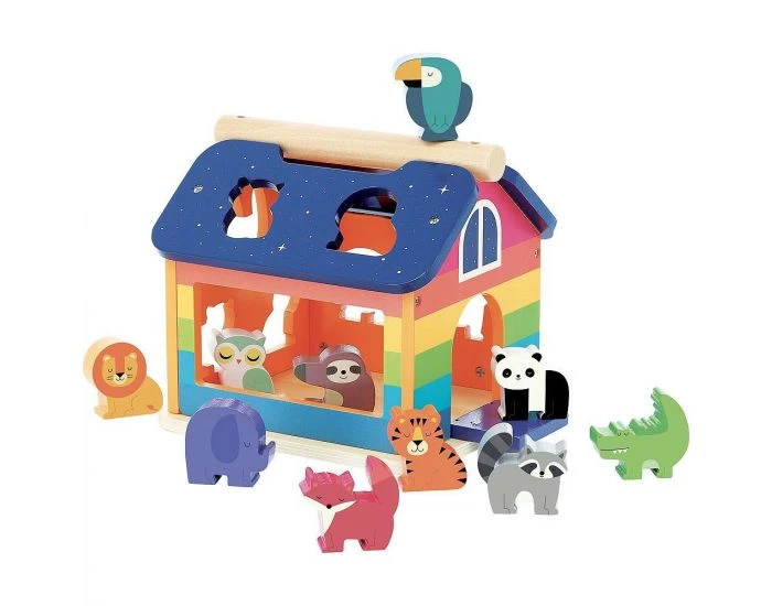 Vilac Maison Des Formes Arc-En-Ciel 2 Vilac Maison Des Formes Arc-En-Ciel – Image 2