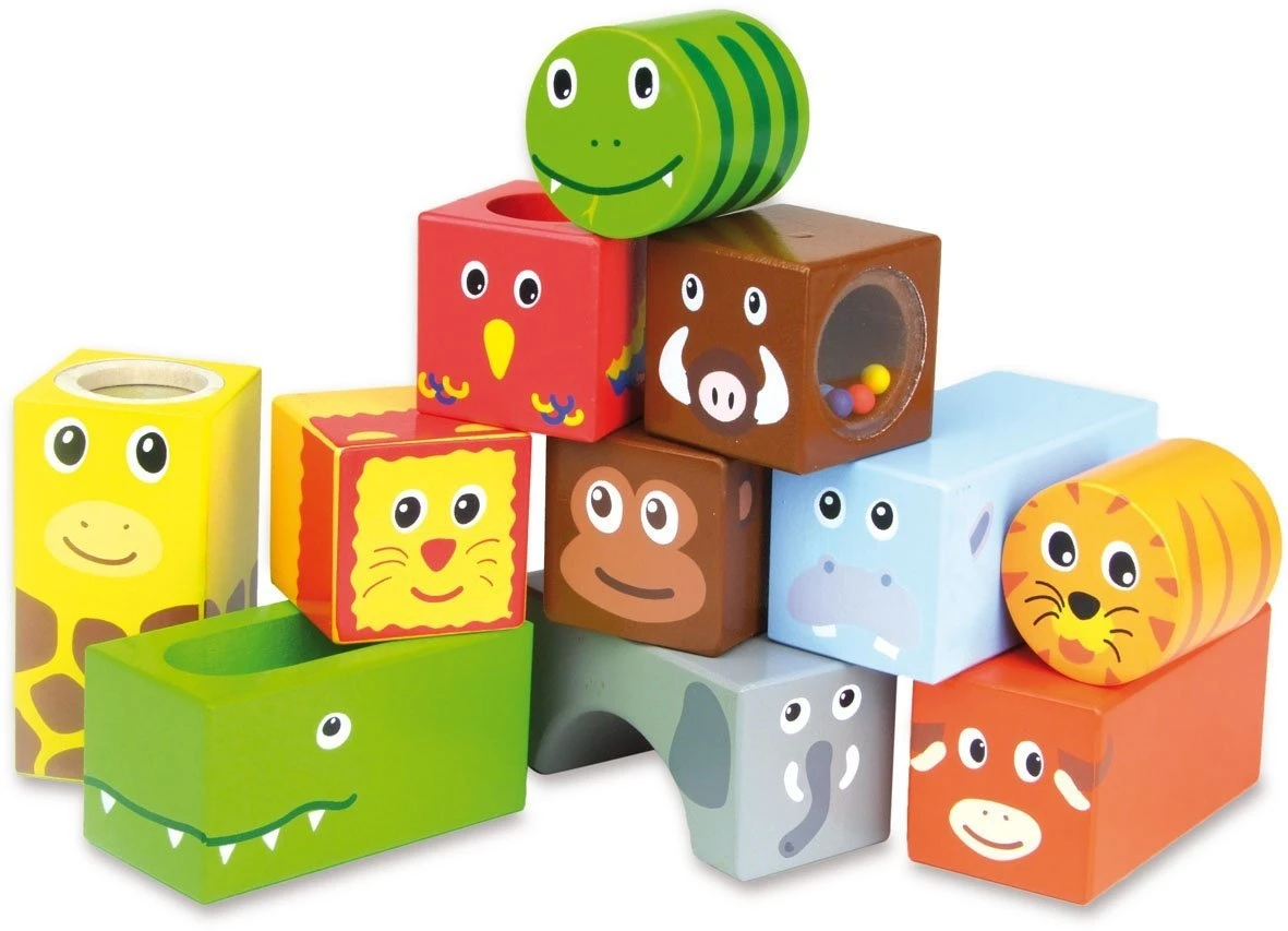 Vilac Cubes Sonores Animaux De La Savane 2 Vilac Cubes Sonores Animaux De La Savane – Image 2