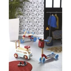 Vilac Minibus Porteur 2 En 1 -Vilac vilac 1011s minibus porteur 2 en 1 porteur chariot de marche en bois 2