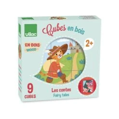 Vilac Cubes En Bois - Les Contes -Vilac wooden 2407