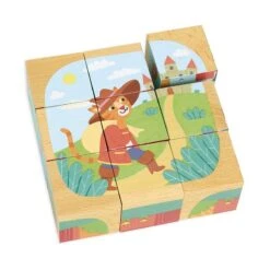 Vilac Cubes En Bois - Les Contes